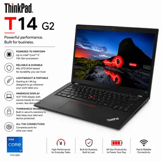 Foto produk Lenovo ThinkPad T14 Gen 2 Core i7 Gen 11